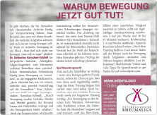 selpers im Magazin der österreichischen Rheumaliga September 2018