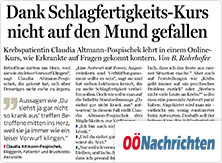 selpers in Oberösterreichischen Nachrichten 16.01.2019