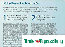 selpers in Tiroler Tageszeitung Magazin Juli 2018