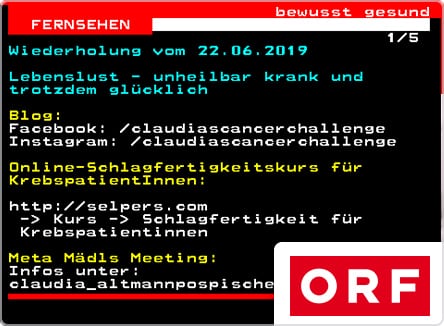 selpers im ORF Teletext Juni 2019