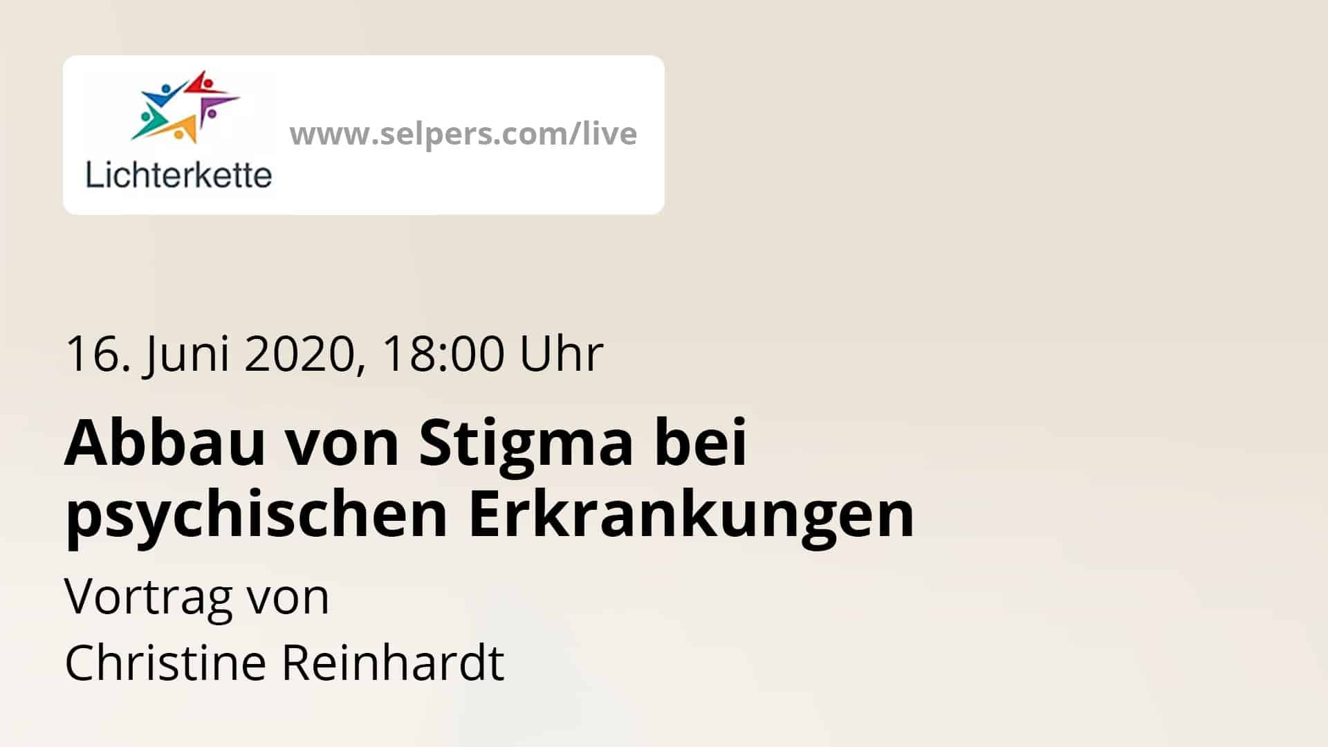 Vortrag Abbau von Stigma bei psychischen Erkrankungen