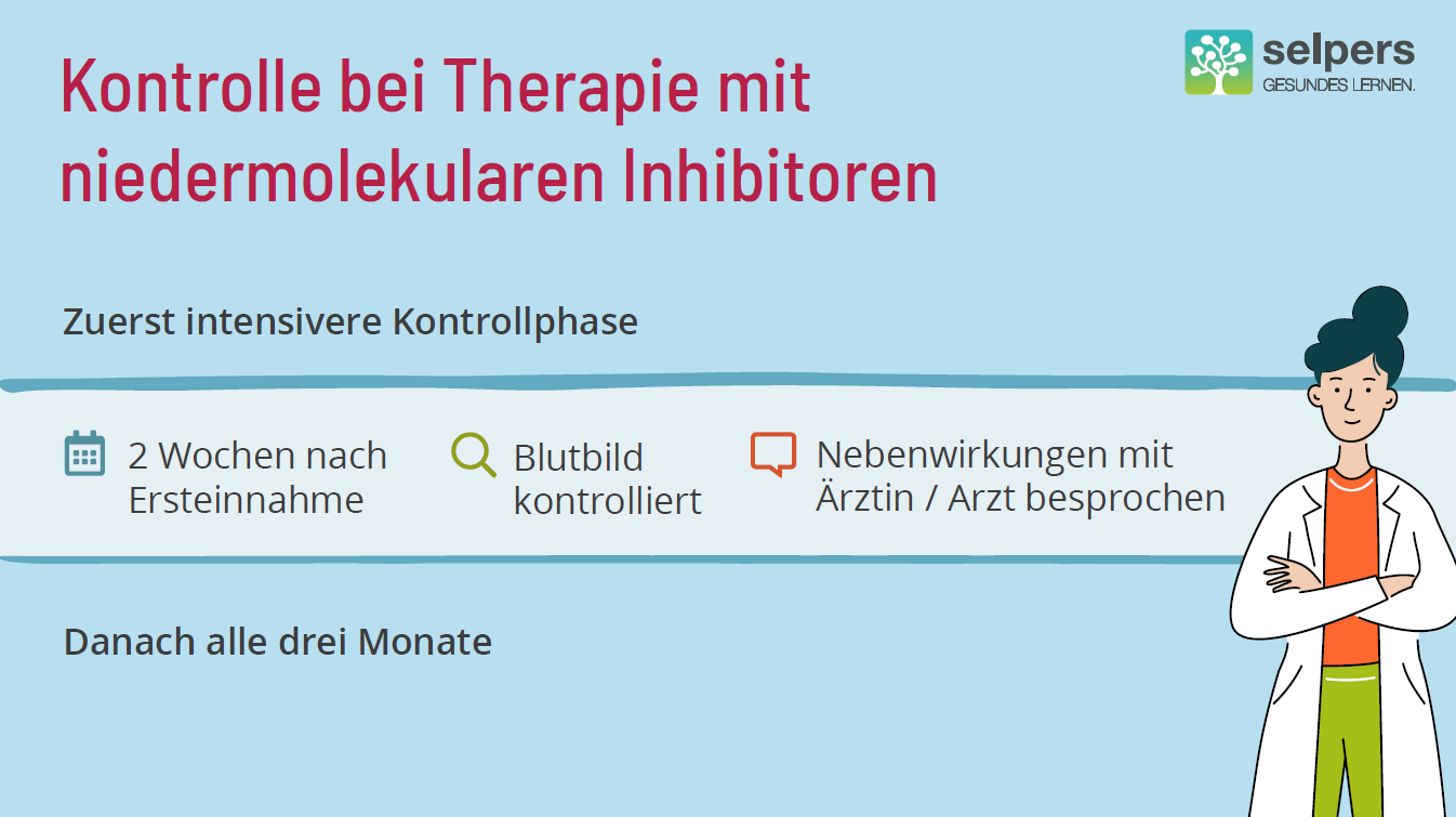 kontrolltermine-bei-niedermolekularen-inhibitoren-morbus-waldenstroem-selpers Kontrolltermine bei Therapie mit niedermolekularen Inhibitoren - Behandlung von Morbus Waldenström