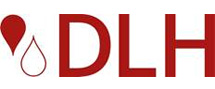 DLH_Logo Logo der Deutschen Leukämie- und Lymphom-Hilfe, einer Organisation zur Unterstützung von Patienten mit Leukämie und Lymphomen