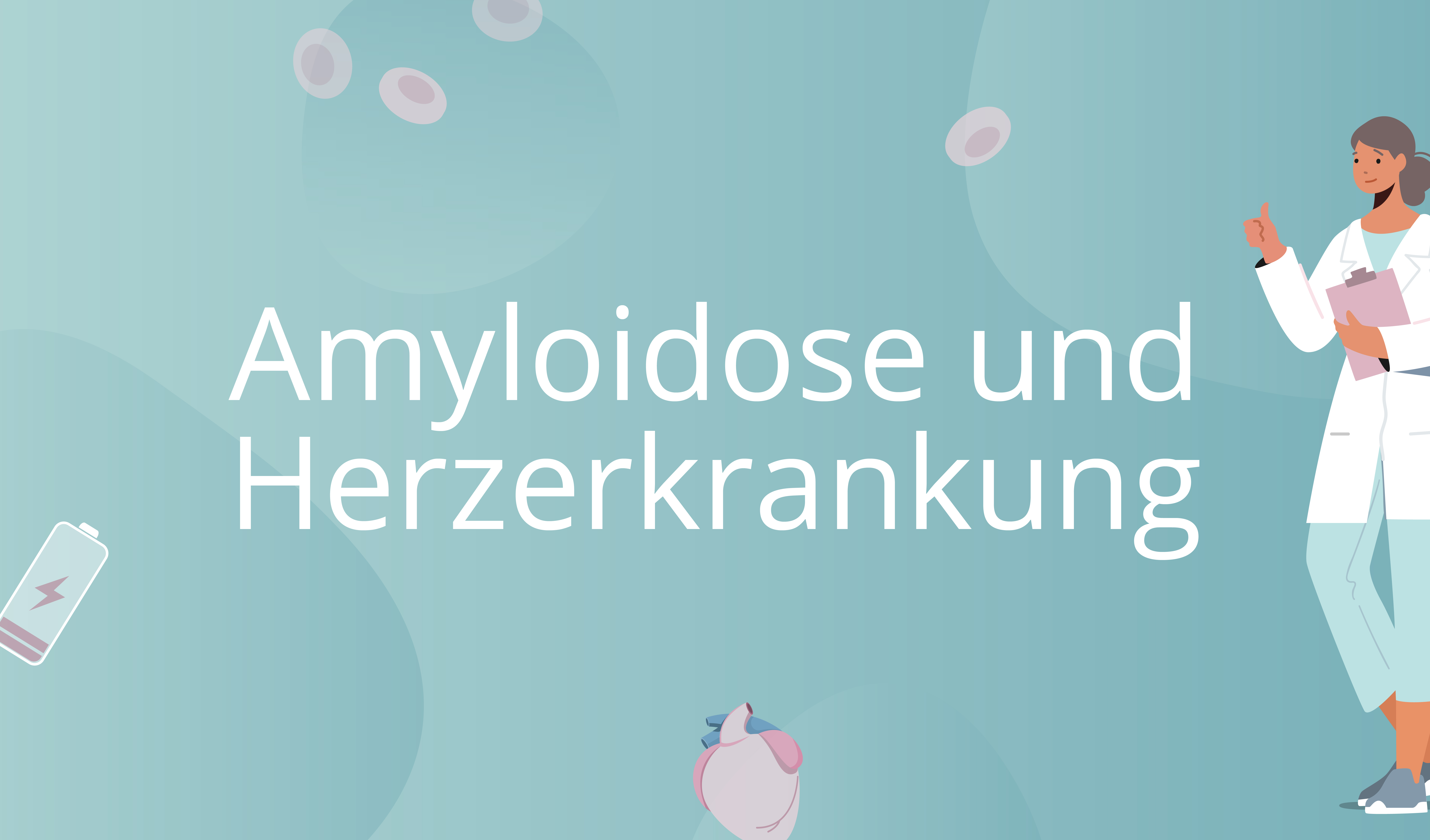 Kursbild Amyloidose und Herzerkrankung mit Text Kursbild Amyloidose und Herzerkrankung mit Text
